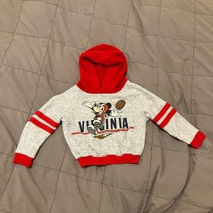 Vintage Mickey university of Virginia kids hoodie
